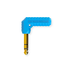 Adaptador Audio Chroma Jack De 3,5 Mm A 6,5 mm Color Azul Dj Techtools