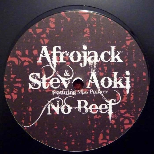 Afrojack & Steve Aoki Featuring Miss Palmer – No Beef (Vinilo usado)  (VG+)