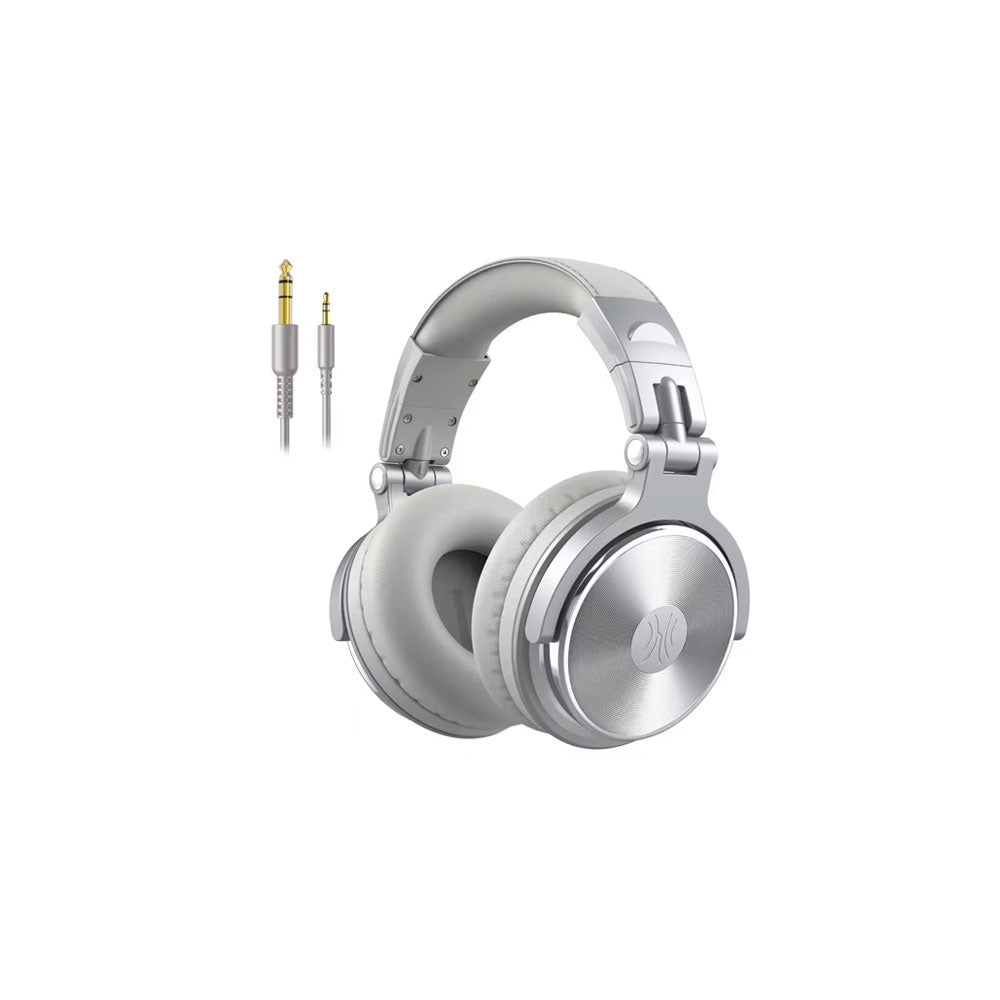 Audifonos Dj con cable Studio Pro 10 Gris Claro OneOdio
