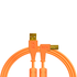 Cable USB-A a USB-B 1.5 Metros Angulo Naranjo Chroma Cables DJ Techtools