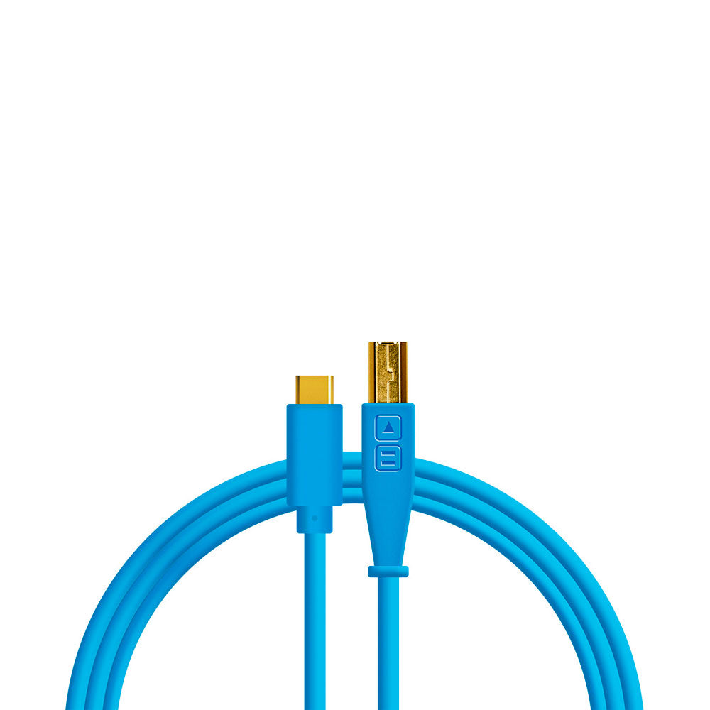 Cable USB B a USB C de 1.5 Metros Azul Chroma DJ Techtools