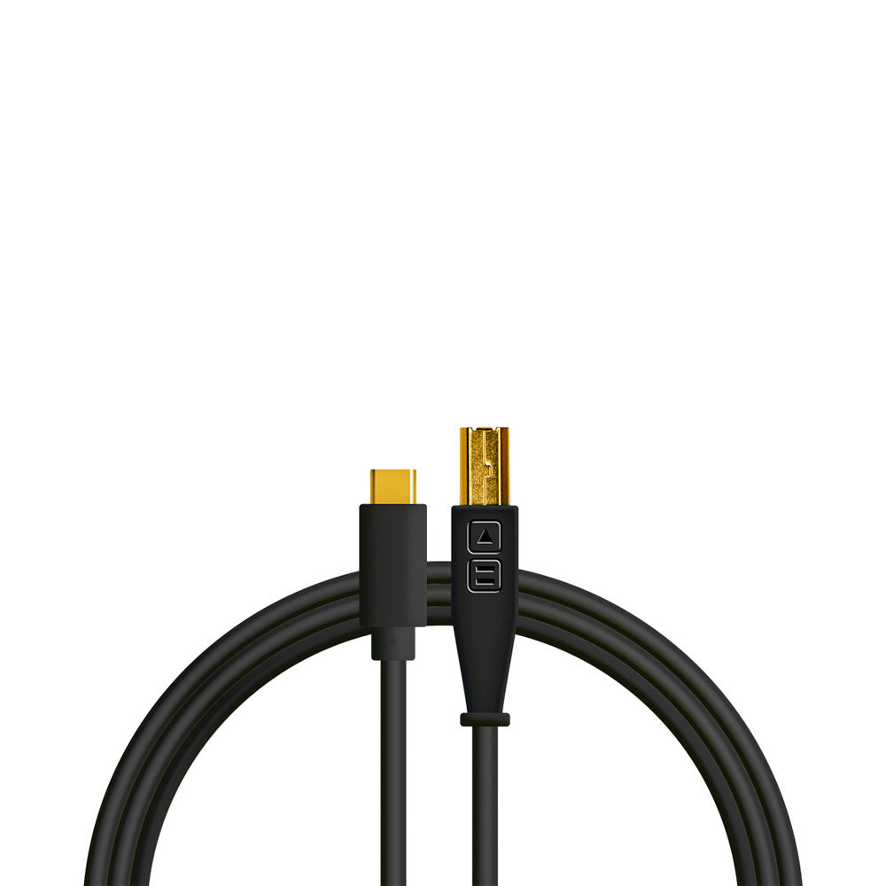 Cable USB B a USB C de 1.5 Metros Negro Chroma DJ Techtools