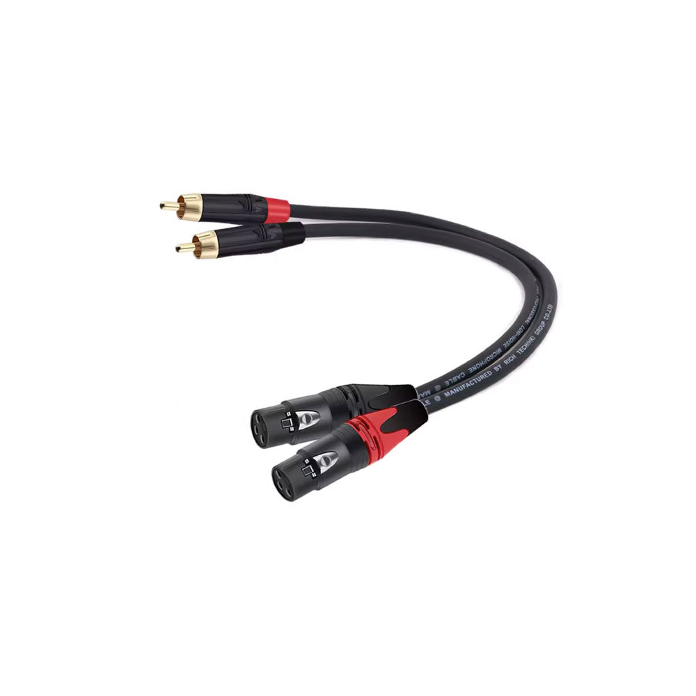 Cable XLR Hembra - RCA  1 Metros Beat Tools