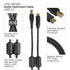 Cable USB-B a USB-C 1.5 Metros Negro U96001BL UDG