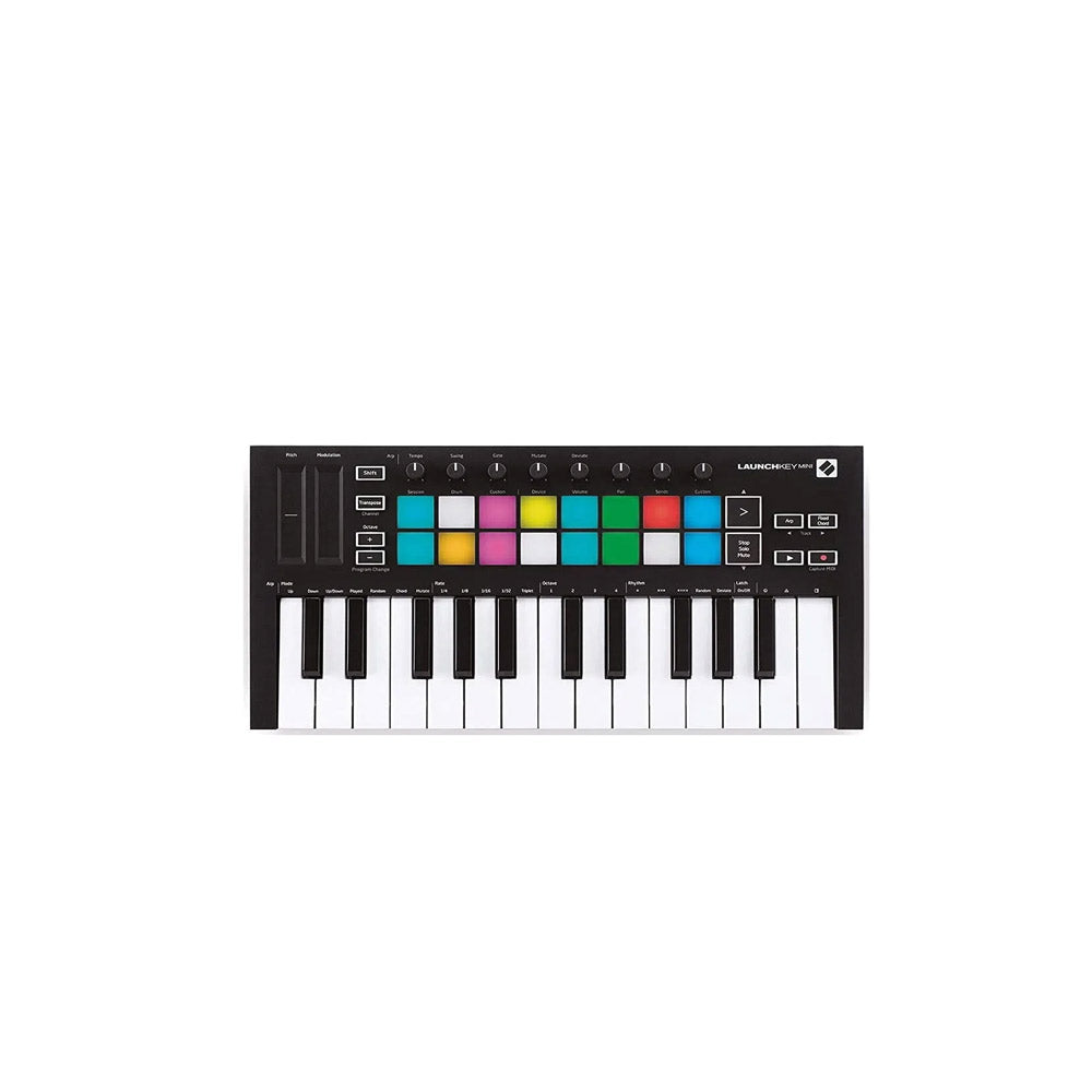 Controlador Teclado MIDI Launchkey Mini MK3 Novation