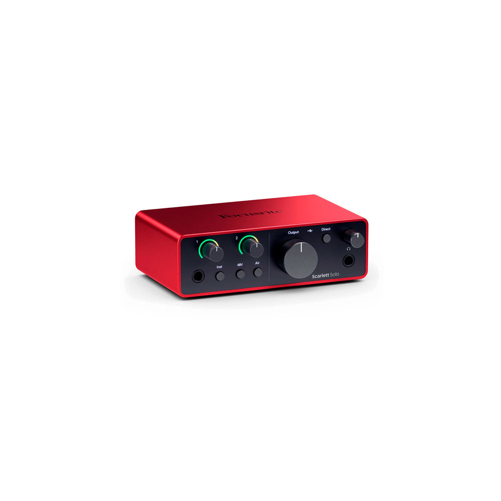 Interfaz de audio Scarlett Solo 4th gen Focusrite | XDJ – XDJ