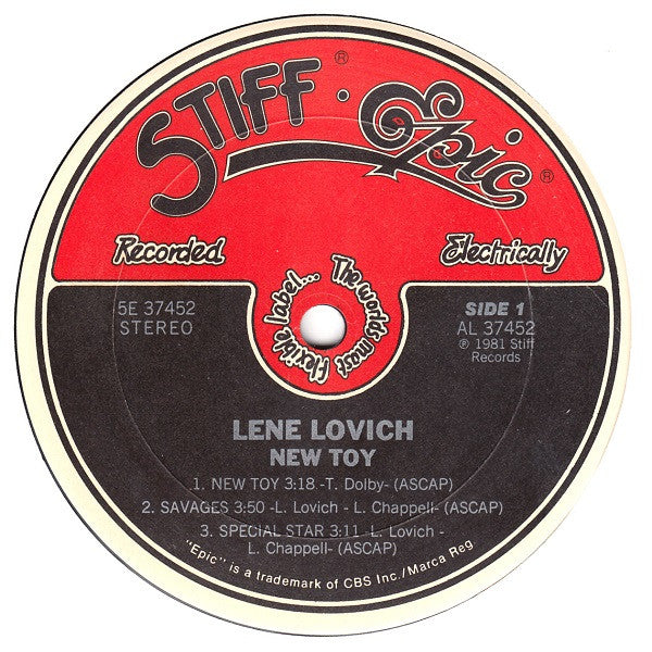 Lene Lovich - New Toy Reacondicionado - Vinilo 12" (1981)