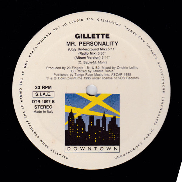 Gillette - Mr. Personality Reacondicionado - Vinilo 12" (1996)