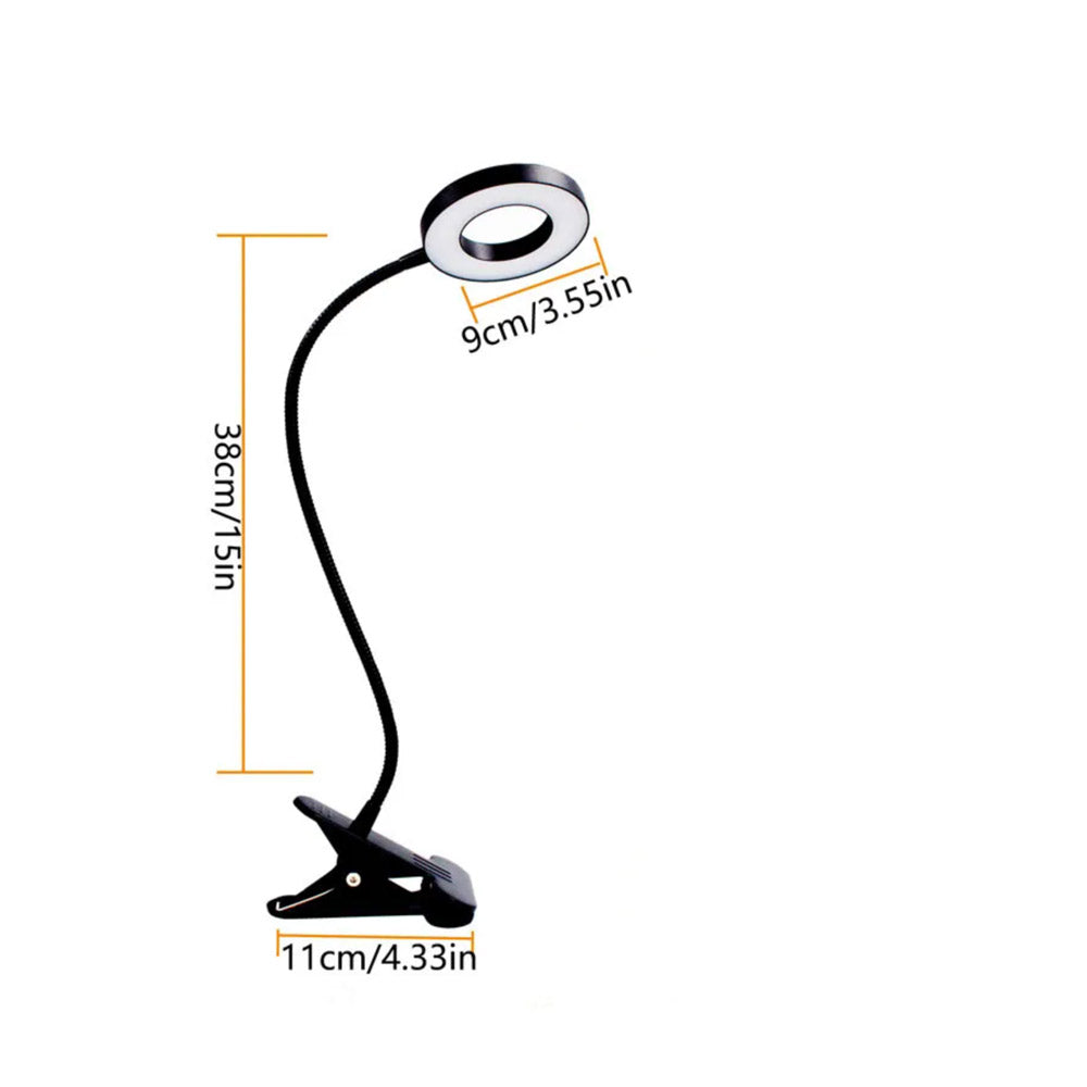 Lámpara LED USB con cuello de cisne Flexible con Clip Beat Tools