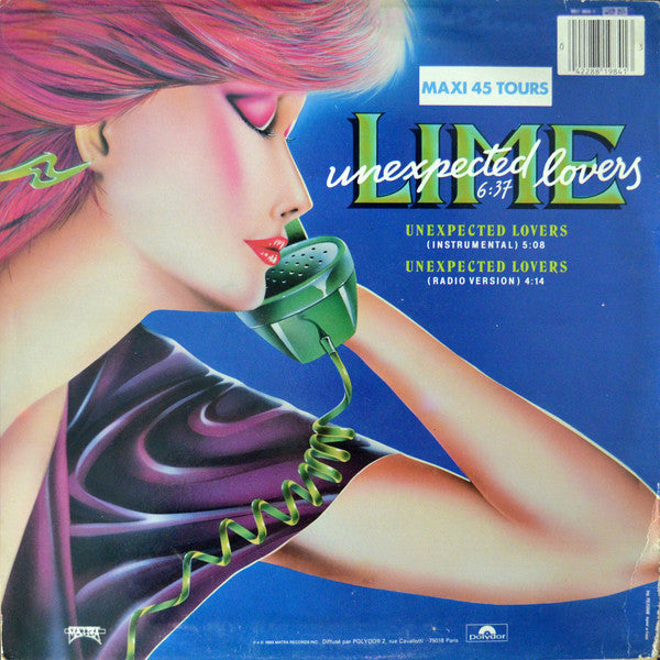 Lime - Unexpected Lovers Reacondicionado - Vinilo 12" (1985)