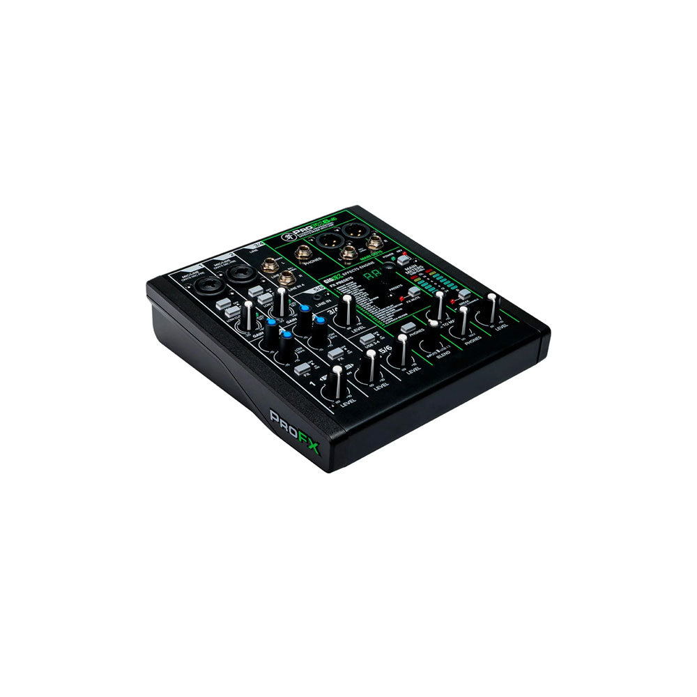 Mezclador Análogo ProFX6 v3 Canales FX USB Mackie