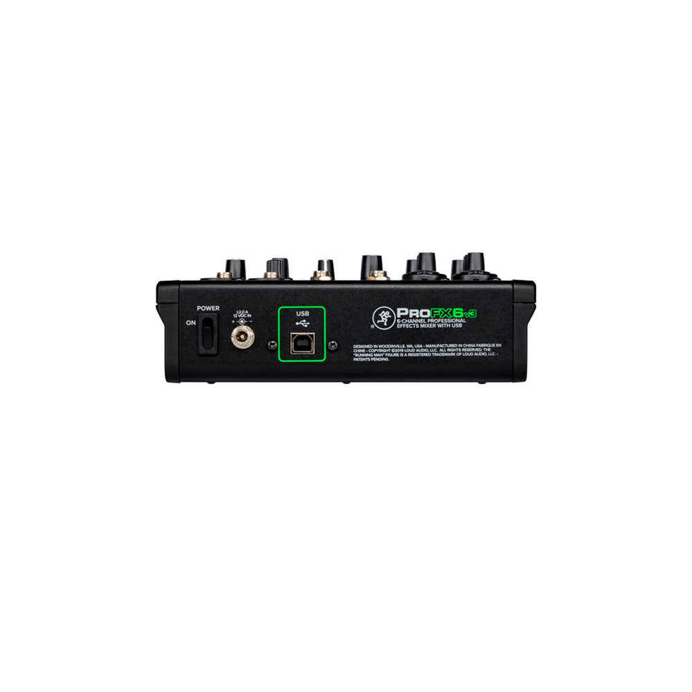 Mezclador Análogo ProFX6 v3 Canales FX USB Mackie