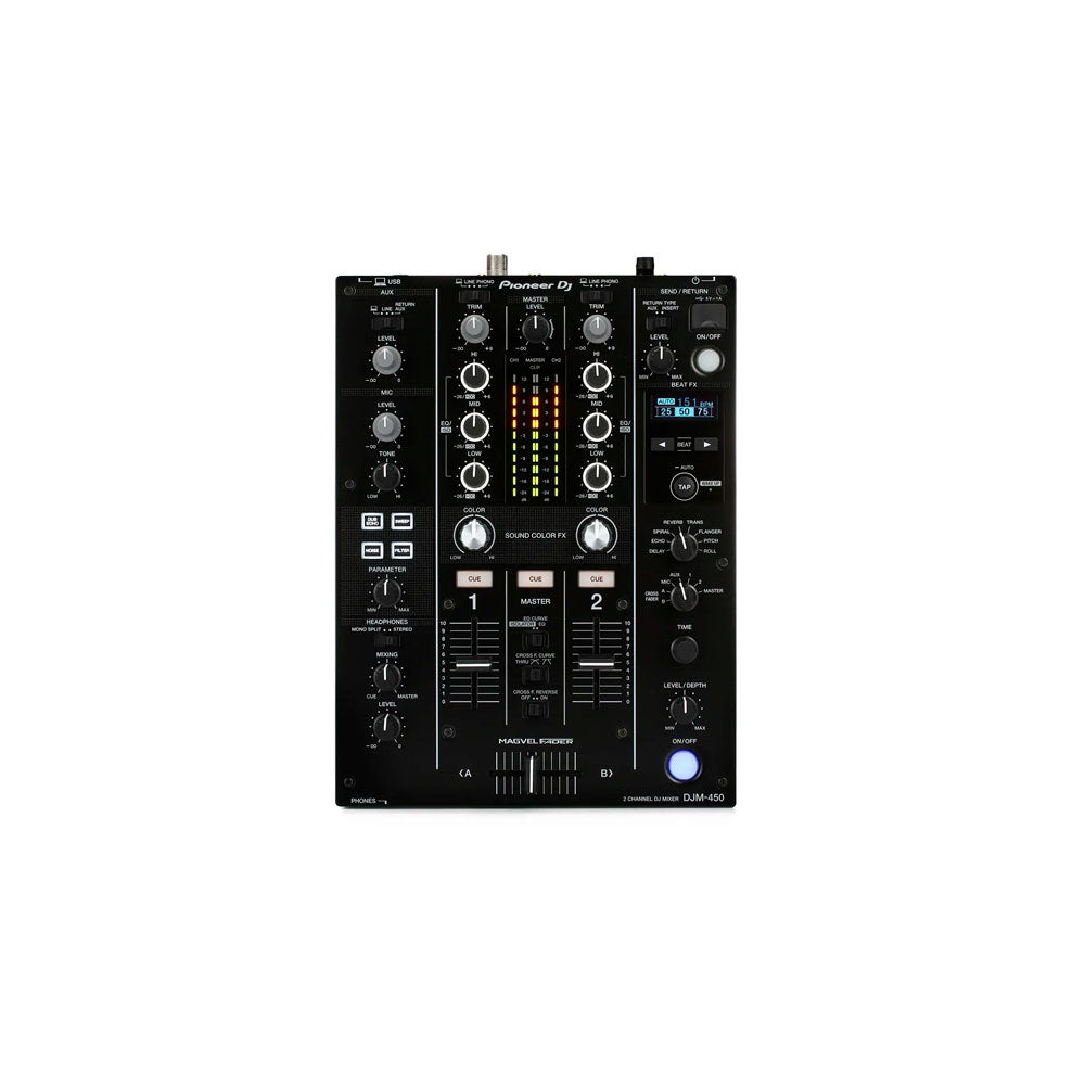 Mixer Dj DJM-450 con Interfaz/Efectos Pioneer Dj