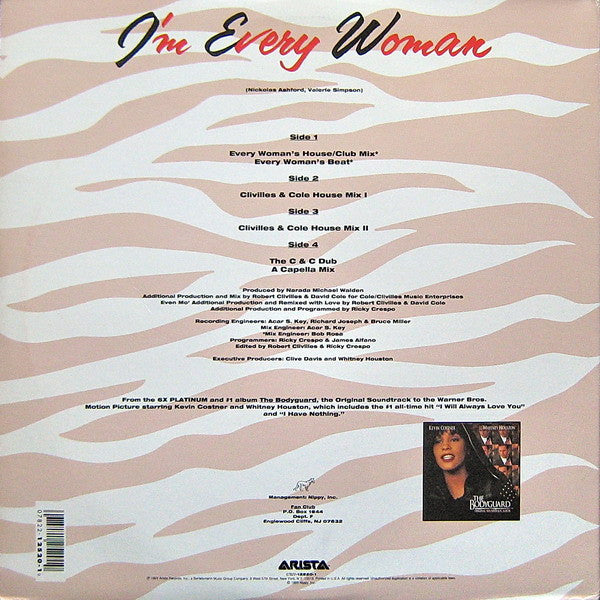 Whitney Houston – I'm Every Woman - Reacondicionado Doble Vinilo LP (1993)