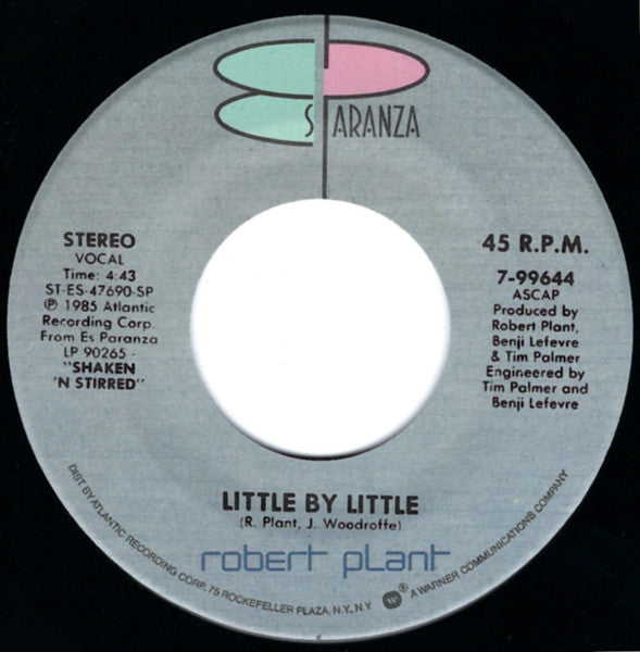 Robert Plant - Little By Little - Vinilo 7" 45 RPM  Reacondicionado