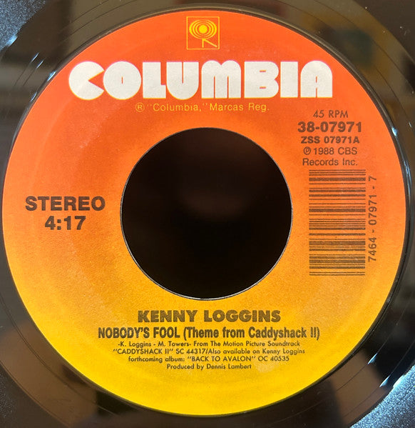 Kenny Loggins - Nobody's Fool - Vinilo 7" 45 RPM Reacondicionado