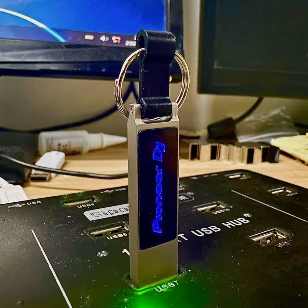 Pendrive Metal llavero USB 256 GB Color Azul Beat Tools