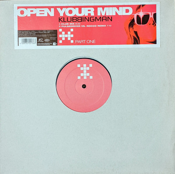 Klubbingman – Open Your Mind (Part One)    (Vinilo usado)  (VG+)