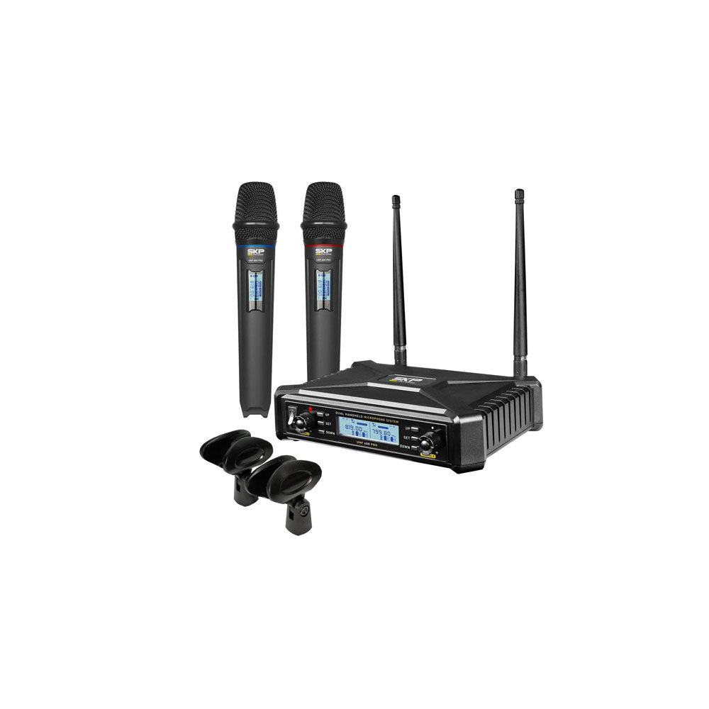 Set de Micrófono inalámbrico de mano UHF 600 Pro SKP