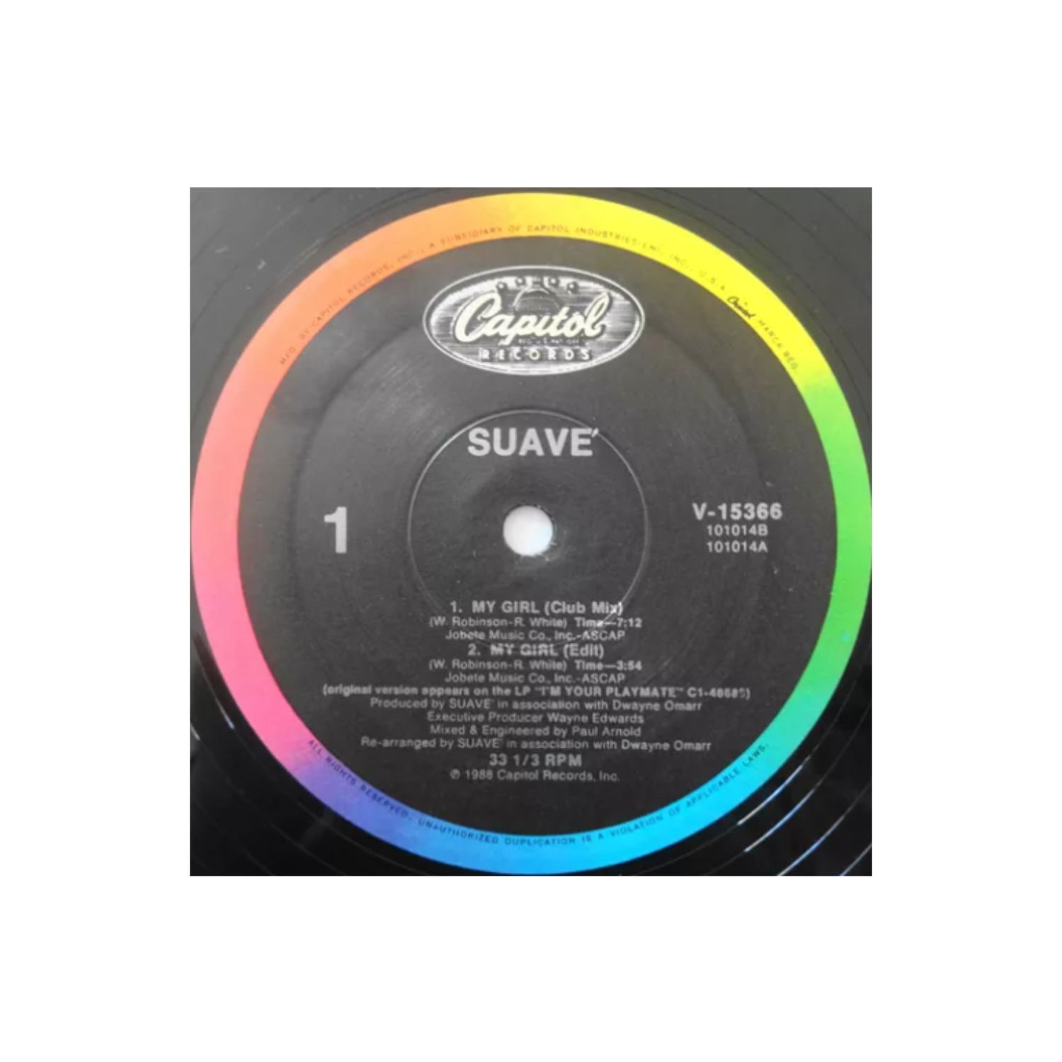 Suavé - My Girl | Vinilo LP Reacondicionado