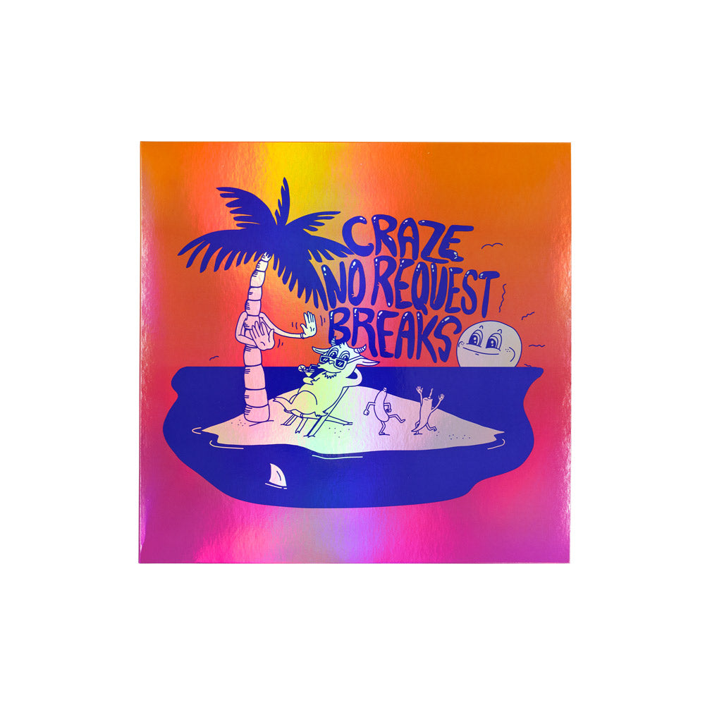 Timecode Vinilo 12" Craze No Request Breaks (Par) color Sky Blue Serato