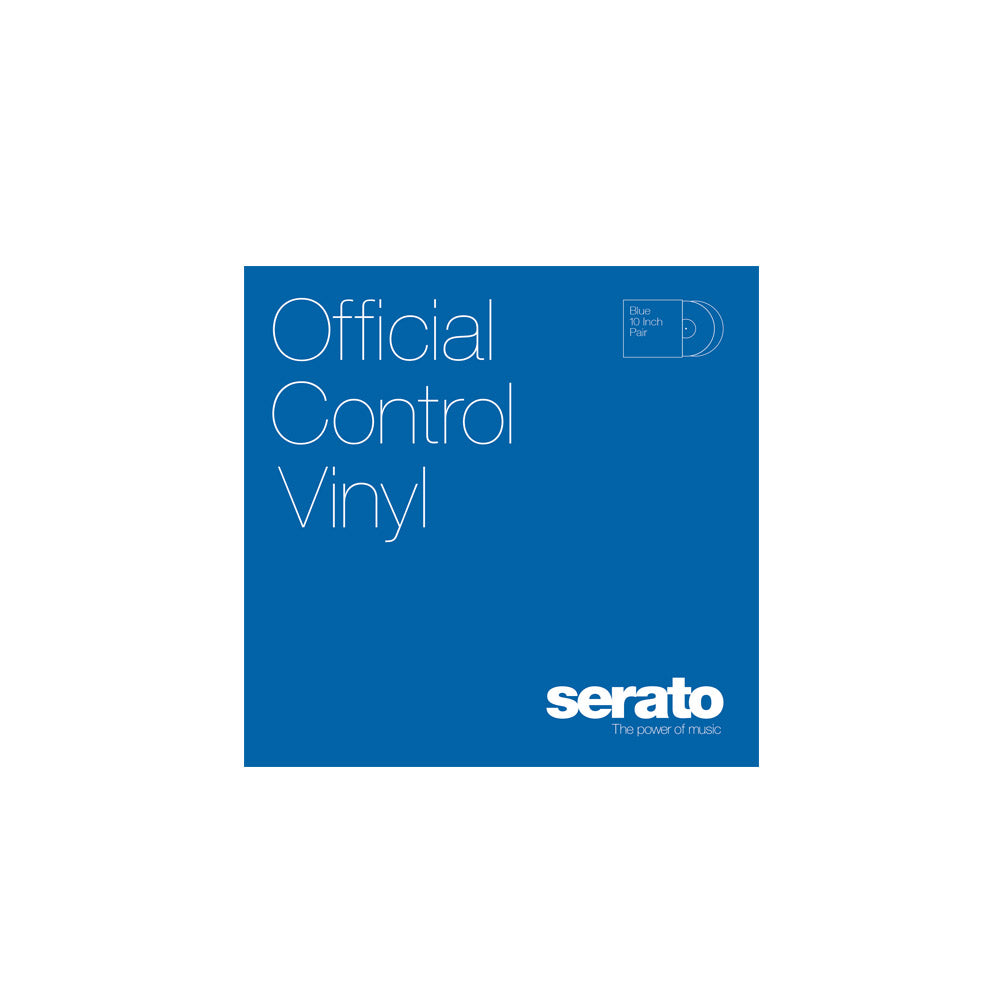 Timecode Vinilo Azul 12" (Par) Serato