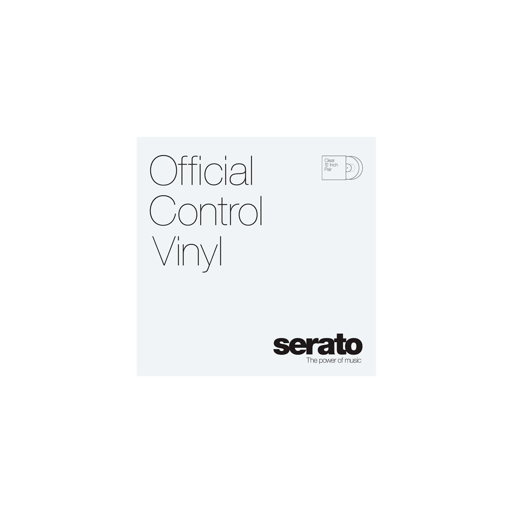 Timecode Vinilo Clear  12" (Par) Serato