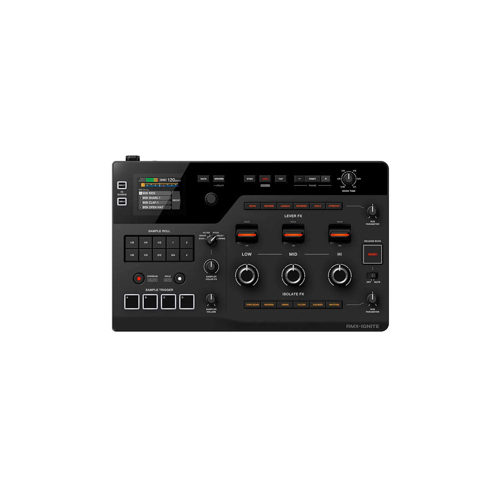 Unidad de efectos y sampler  Para Dj RMX-IGNITE Alpha Theta