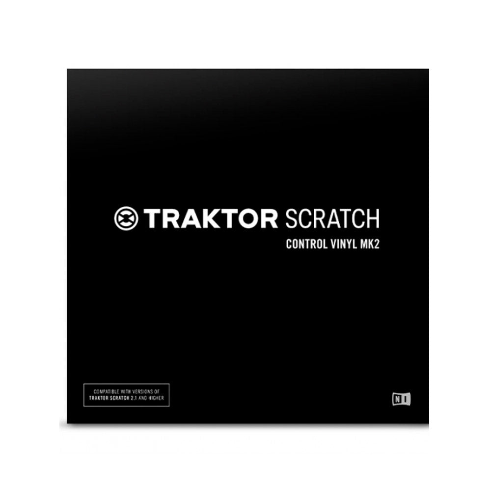 Vinilo Traktor Scratch Control Vinyl MK2 Color Transparente Native Instruments