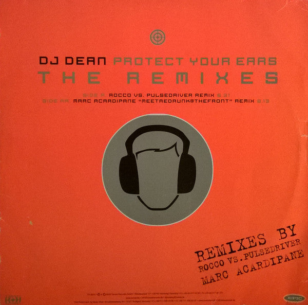 DJ Dean – Protect Your Ears (The Remixes)   (Vinilo usado)  (VG+)