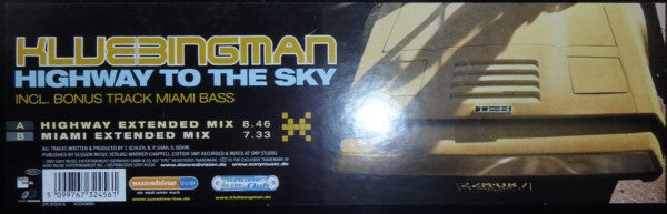 Klubbingman – Highway To The Sky  (Vinilo usado)  (VG+)