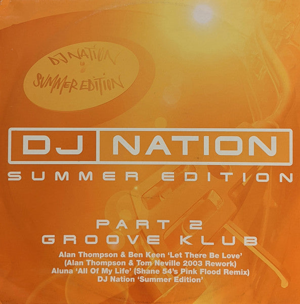Various – DJ Nation Summer Edition (Part 2)   (Vinilo usado)  (VG+)